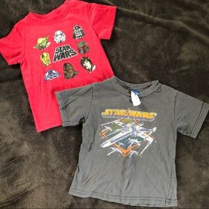 (2) 18M Star Wars T Shirts